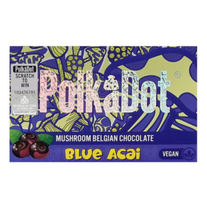 Blue Acai Polkadot Chocolate bar